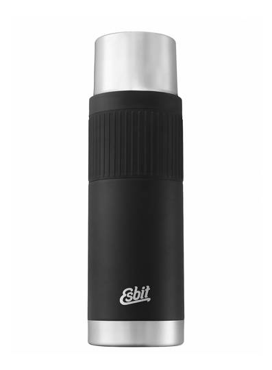 Esbit Sculptor Vacuum Flask with Sleeve 1L - black