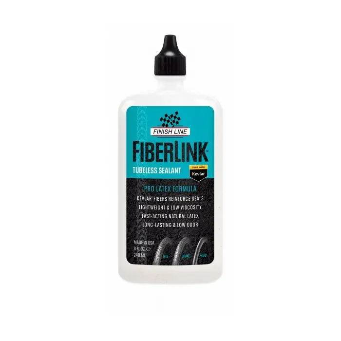 Finish Line FiberLink Tubuless Sealant Pro Latex tire sealant 240 ml