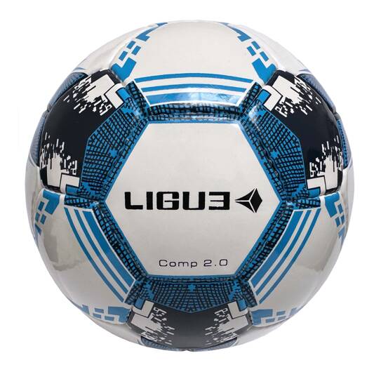 Football ball Ligue Comp 2.0 white-navy-blue roz.4