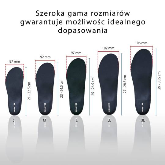 Footcraft SPIKE studded shoe insoles