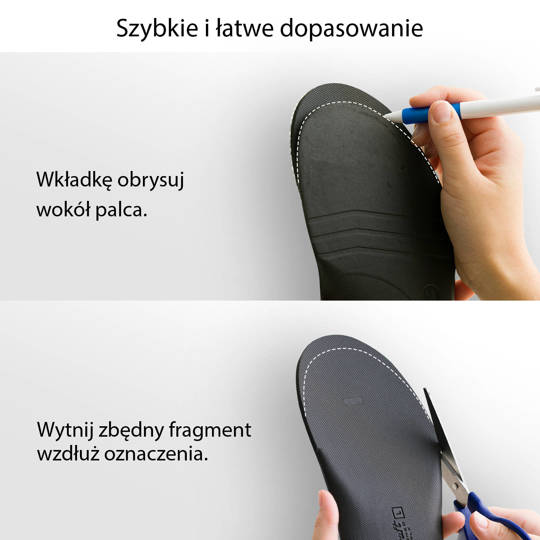 Footcraft SPIKE studded shoe insoles