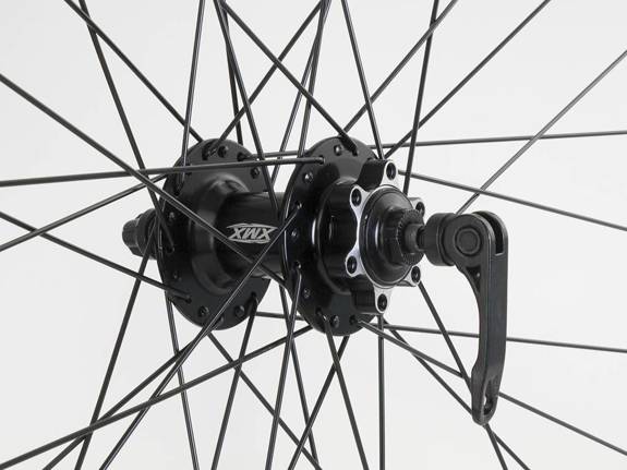 Front wheel 26" Disc XMX-A291QF hub disc brake, ball bearings, rim disc black-black spokes