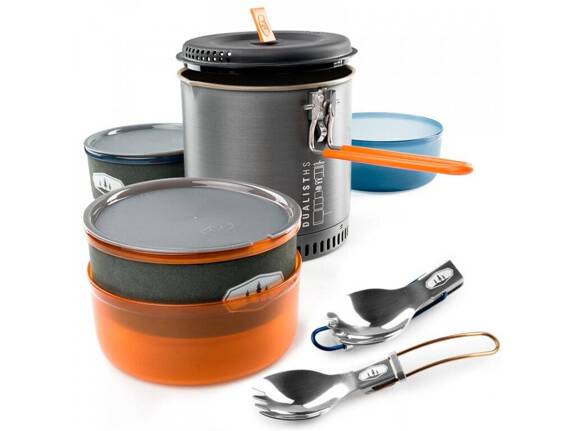 GSI Outdoor 50259 Halulite Dualist - HS Cooking set for two people