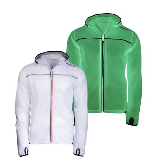 Glow-in-the-dark Windbreaker for Runners Tripower Lightspeed