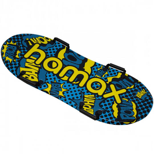 Hamax Twin-Tip Surfer Comic Sled - Blue and Yellow