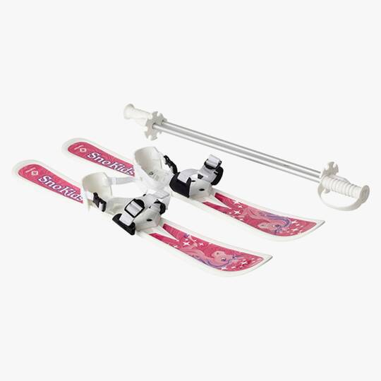 Hamax children's skis with poles - Pink