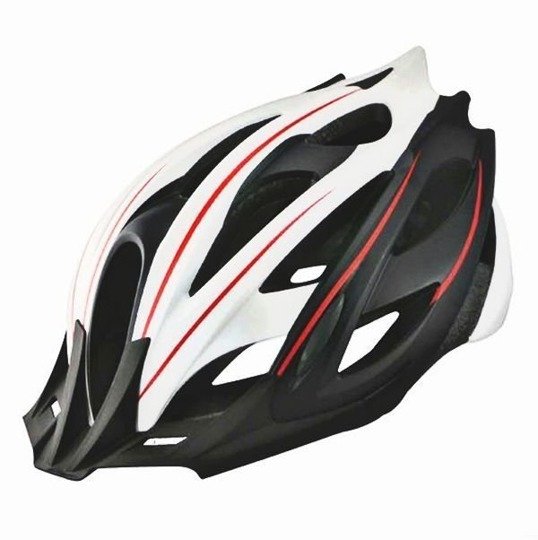 Helmet  Bicycle OZONE MB-03 black-and-white-red