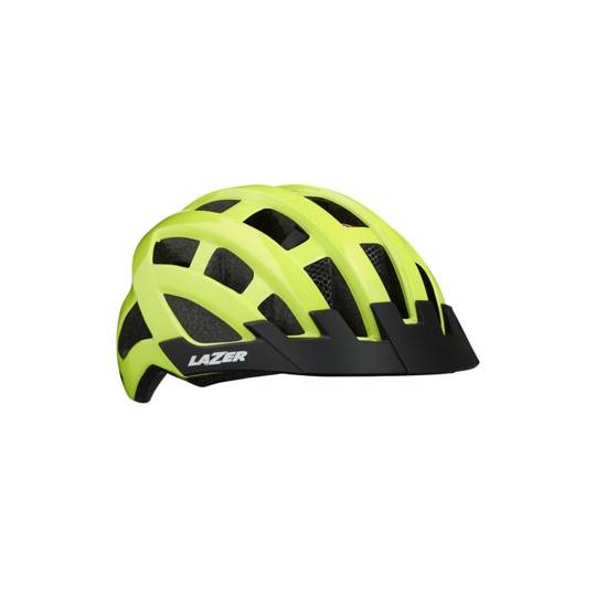 Helmet Lazer J1 Mat Black White + mesh+Led