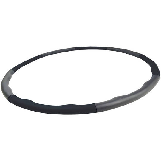 Hula hoop with massage neoprene black and gray EB-Fit