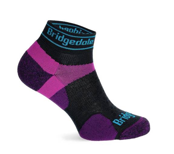 Jogging Socks Bridgedale Ultra Lt T2 Merino Sport Low - charcoal