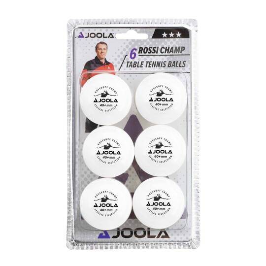 Joola Rossi Champ 40+ table tennis balls white 6 pcs 44300