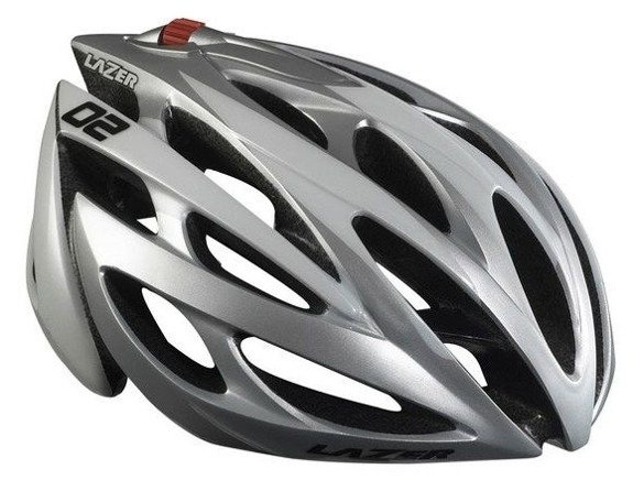 Kask szosa LAZER O2 RD black grey 53-61 cm