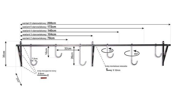 Kris Wall Bike Hanger 5 Bikes