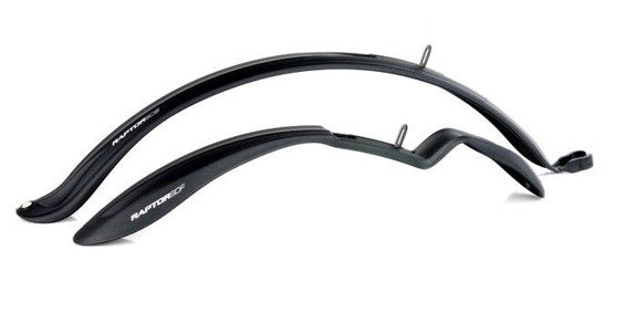 MTB Mudguards MTB SIMPLA RAPTOR XS Mudguards Set Black 26'' - 28''