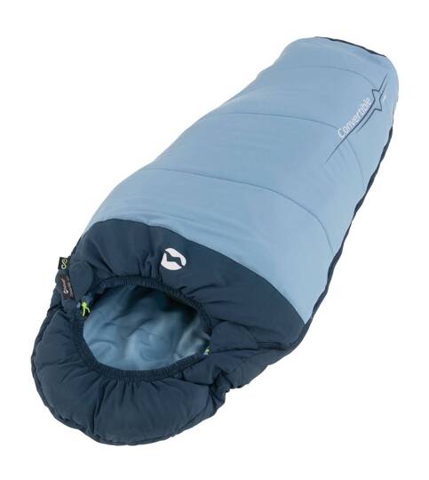 Outwell Convertible Junior Sleeping Bag (120-150 cm) - ice/navy