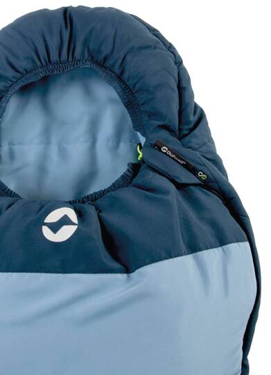 Outwell Convertible Junior Sleeping Bag (120-150 cm) - ice/navy