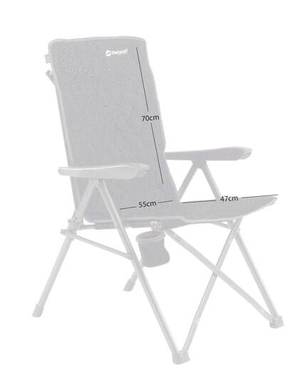 Outwell Lomond camping chair - black