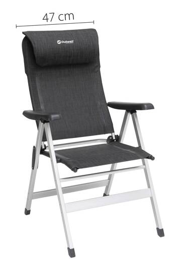 Outwell Milton Camping Chair - black/grey