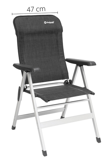 Outwell Ontario Folding Chair - black/grey