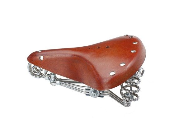 Retro Bicycle Saddle Selle Mio PILATANI Leather Brown