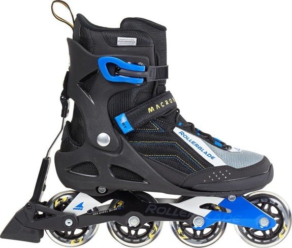 Rollerblade Inline Skates Rollerblade Macroblade 80 ABT black - blue ...