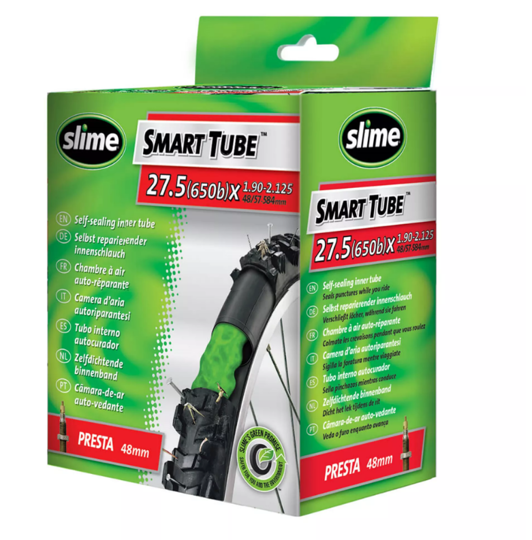 SLIME SMART TUBE Self-sealing 27.5 x 1,90-2.125 Presta valve