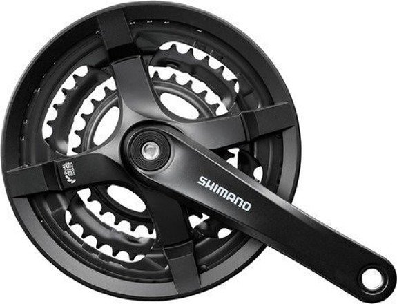 Shimano FC TY501 Crankset 6/7/8-Speed Black FC-TY501 48x38x28T 170mm