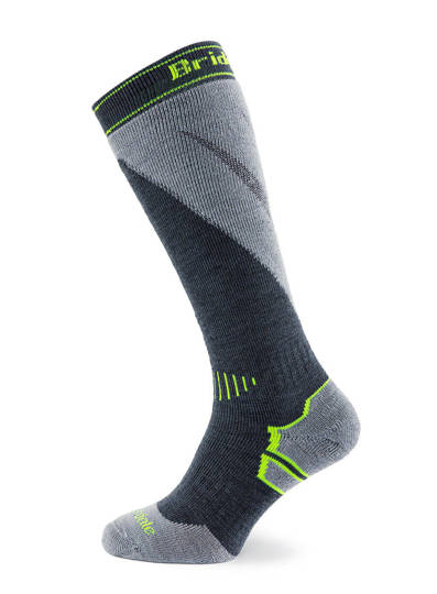 Ski Socks Bridgedale Ski Midweight+ Merino P - gunmet/stone