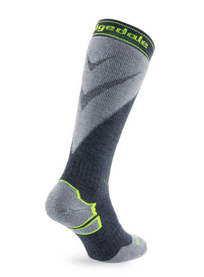 Ski Socks Bridgedale Ski Midweight+ Merino P - gunmet/stone