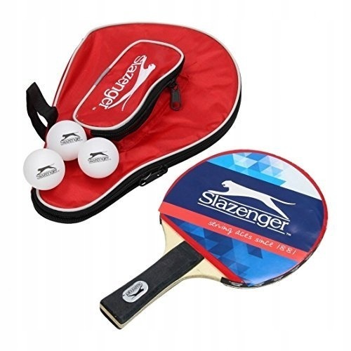 Slazenger table tennis racket+case+3 balls