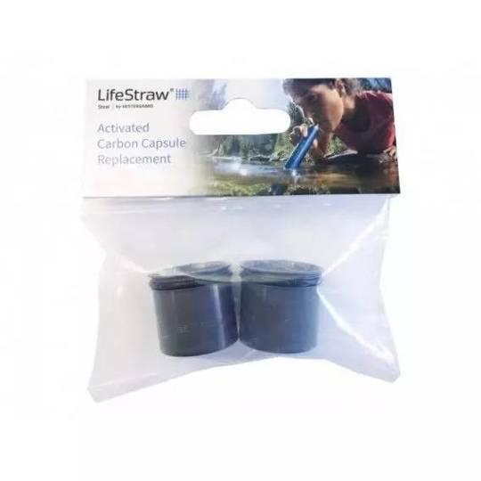 Spare activated carbon replacement for LifeStraw filters