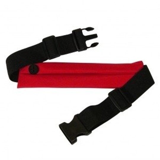 Sport Waist Belt + Light and Pocket Red