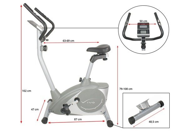 Stationary exercise bike Vivo NS-110402