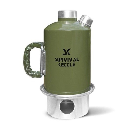 Survival Kettle Green Stove / Kettle