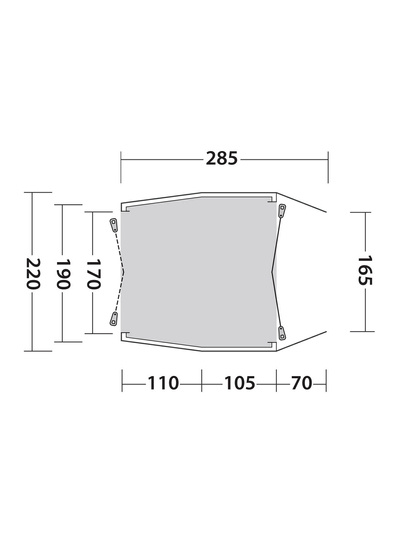 The Outwell Dunecrest Drive Away Awning