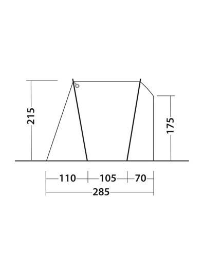 The Outwell Dunecrest Drive Away Awning