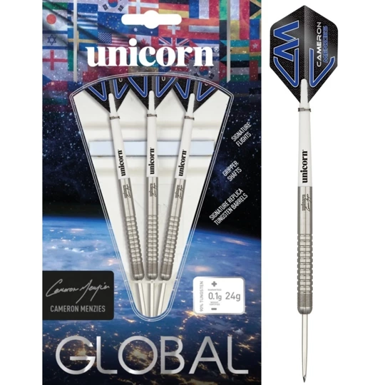 Unicorn Global CAMERON MENZIES darts 90% tungsten 24g sharp 11314