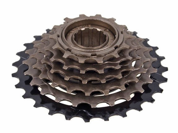 Verso 6-speed Freewheel 14-28T index Black - Brown