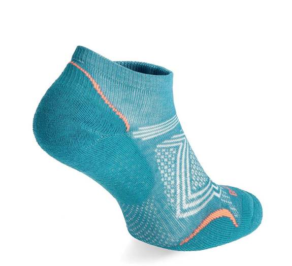 Womens Jogging Socks Bridgedale Hike UL T2 Coolmax Perfo Low - teal