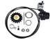 28" rear wheel Shimano Nexus 3-speed hub with accessories, cone black rim 