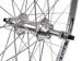 Aluminum Rear Bicycle Wheel 24", rim cone silver, Aluminum hub