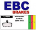 Braking Pads EBC (organic) Avid Elixir/Code 2011-2012 CFA616