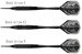 Darts Harrows BLACK ARROWS softip 16gR