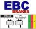 EBC Braking Pads (organic) Avid System Juicy 3, 5 & 7 Hydraulic Ultimate & Mechanical BB7 CFA394R