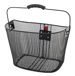 Front Bicycle Basket Shopping Basket Black