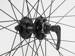 Front wheel 26" Disc XMX-A291QF hub disc brake, ball bearings, rim disc black-black spokes