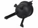 Kawmet Cast Iron Cauldron - Dutch Oven with Legs 4l