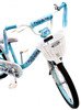 Kids Bicycle Vivo FLOWER 20" Seablue - white