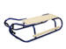 Kids Snow Metal Sledge Sonia Red Footrest Wooden Seat Pulling Rope