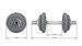 Single Cast-iron Dumbbell 10 kg + Carry Case